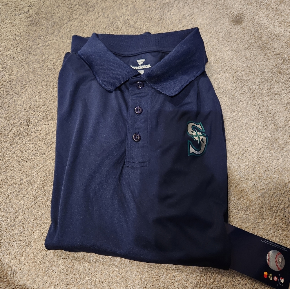 Mens Seattle Mariners polo - Picture 3 of 5